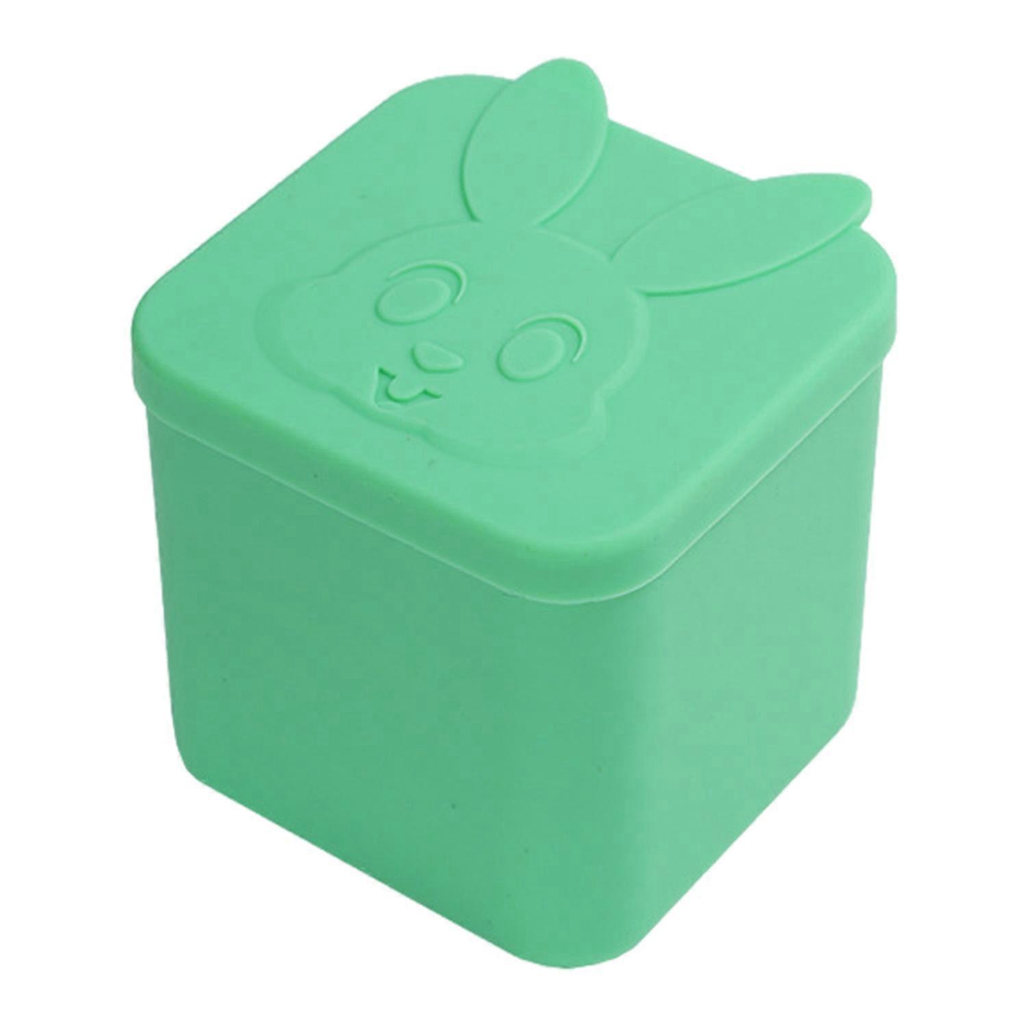 Silicone Bear Bunny Dips Containers Salad Dressing Container Condiment Snacking Box with Lids Food