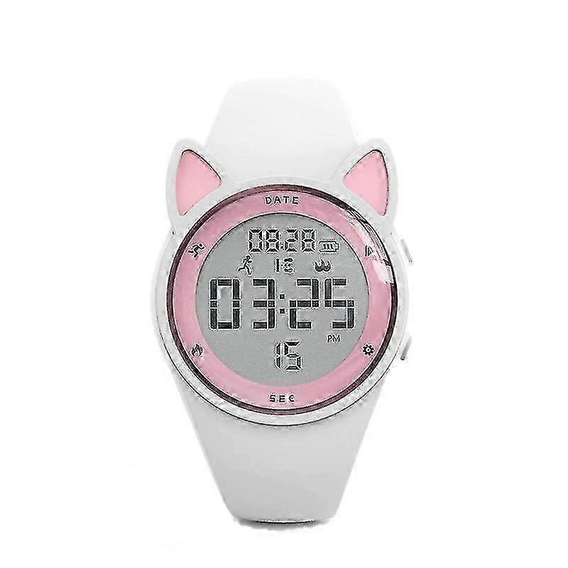 ילדים שעון דיגיטלי ילדים עמיד למים שעוני ספורט גשש כושר עם מד צעדים - JV