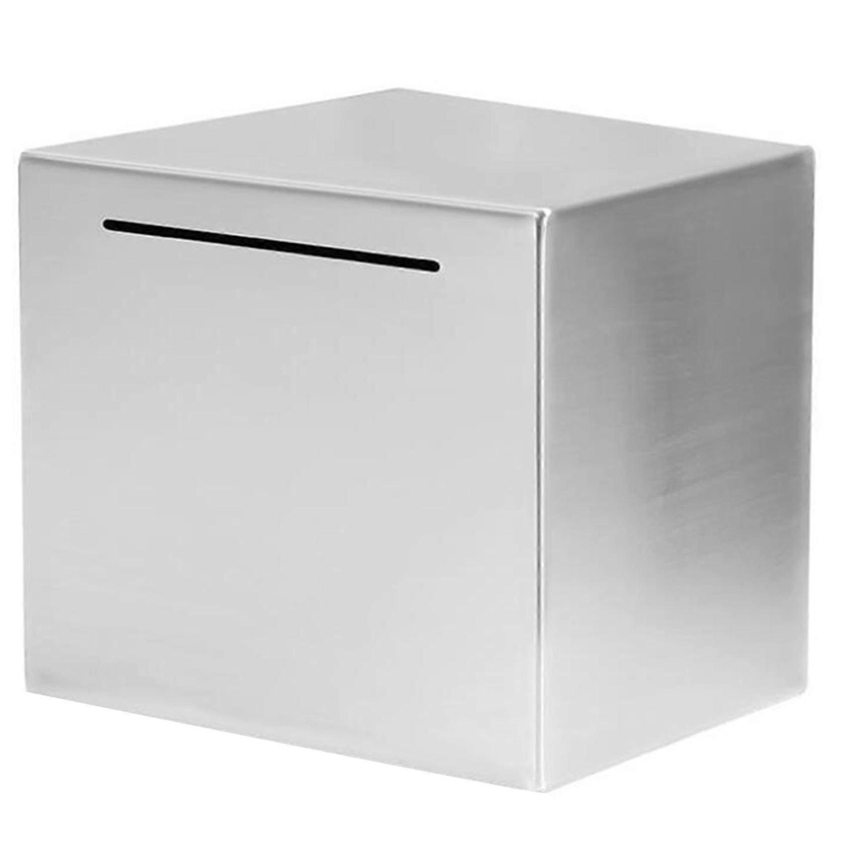 بنك أصبع آمن مصنوع من الفولاذ المقاوم للصدأ ، صندوق آمن بنك توفير الأموال للأطفال ، يمكنه فقط إنقاذ Pigg