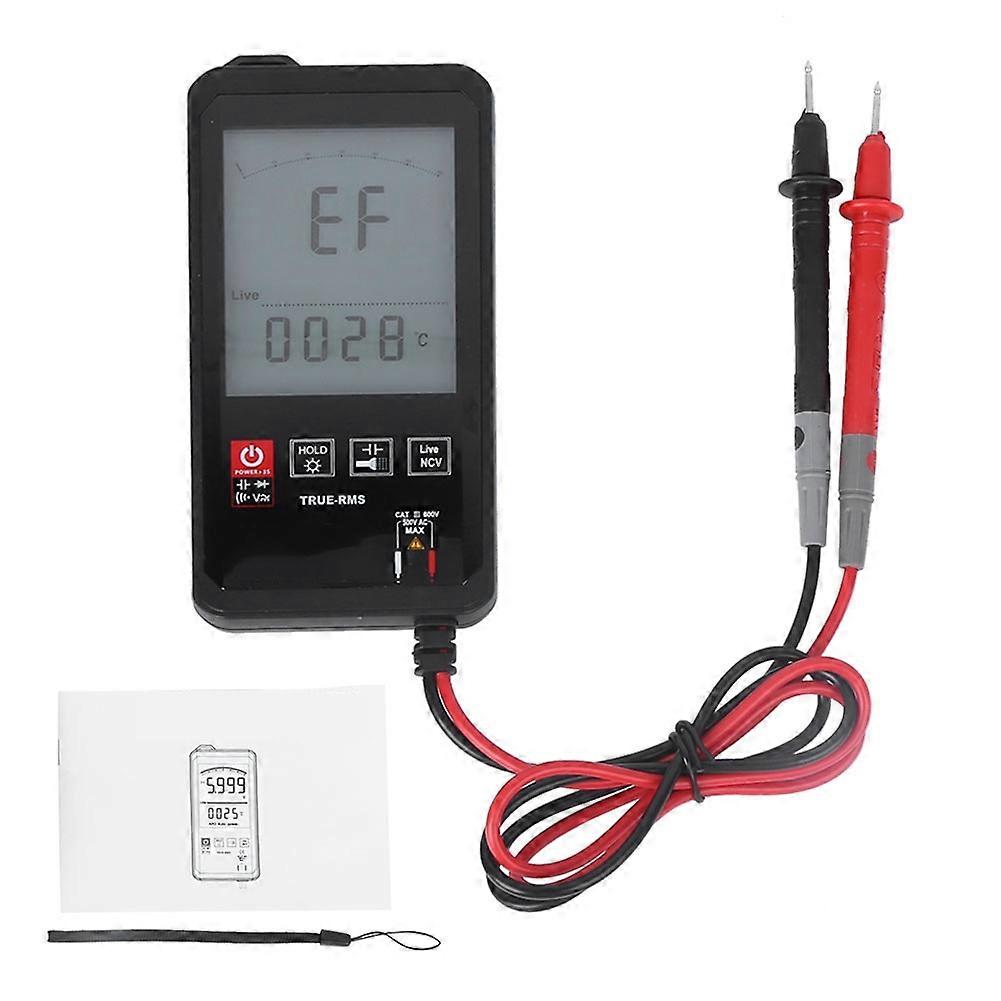 KM DM06A 3.2 pollici Toccando Smart Mini Multimetro Digitale Misuratore di Capacità di Tensione 6000 Conteggi