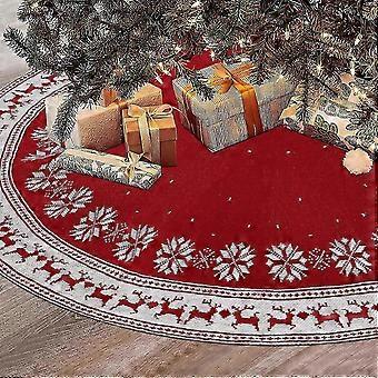Christmas Tree Skirt, 36 Inch Christmas Tree Mat with...