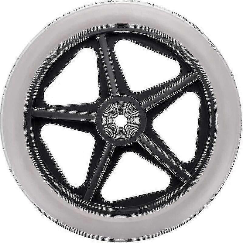 2pcs de 6 polegadas de substituição da roda de borracha cadeira de rodas rodas dianteiras Rollator Walker