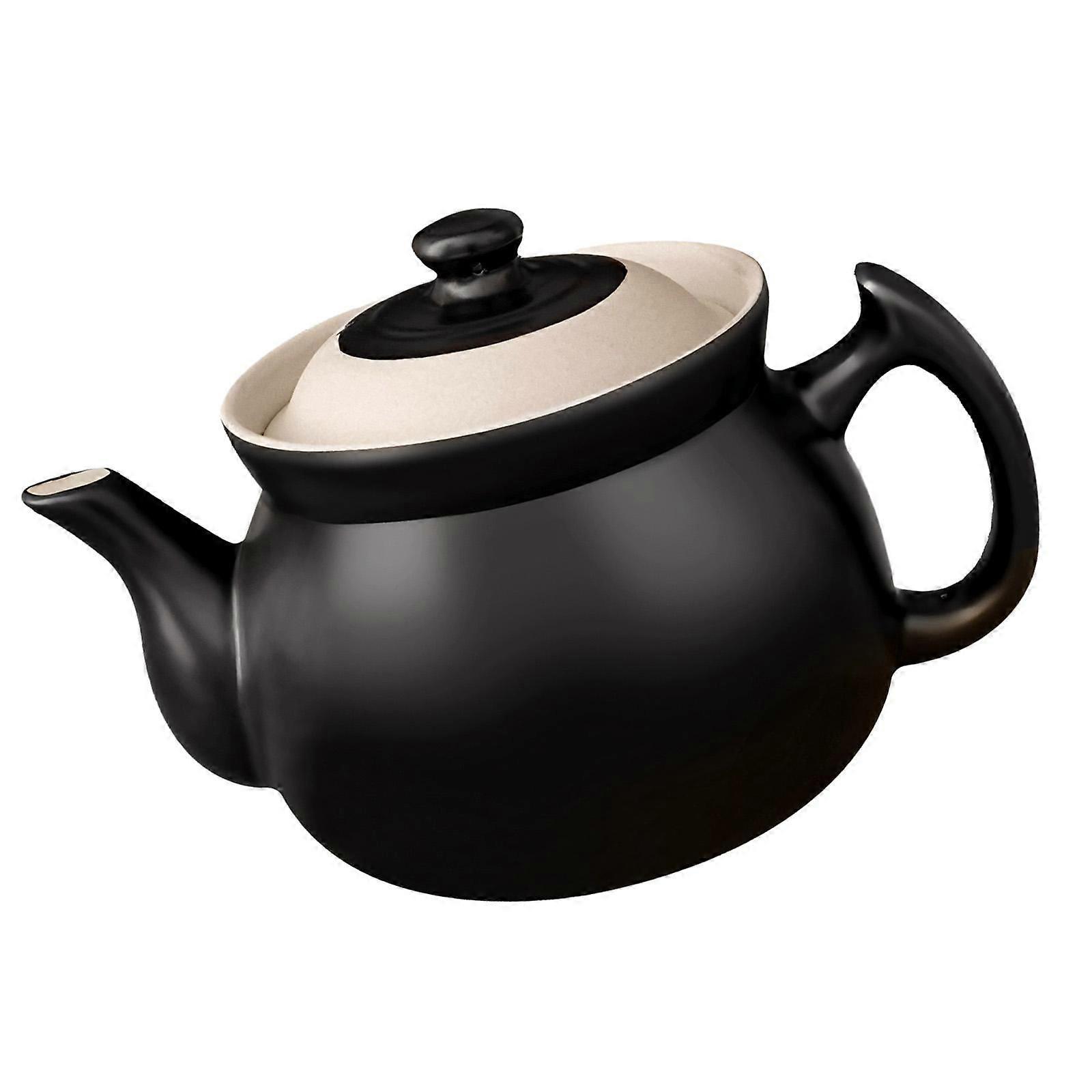 Seramik Çaydanlık Gevşek Yaprak Çaydanlık ve Ev Mutfak Için Kapak Kaynar Sıcak Su 2.3L