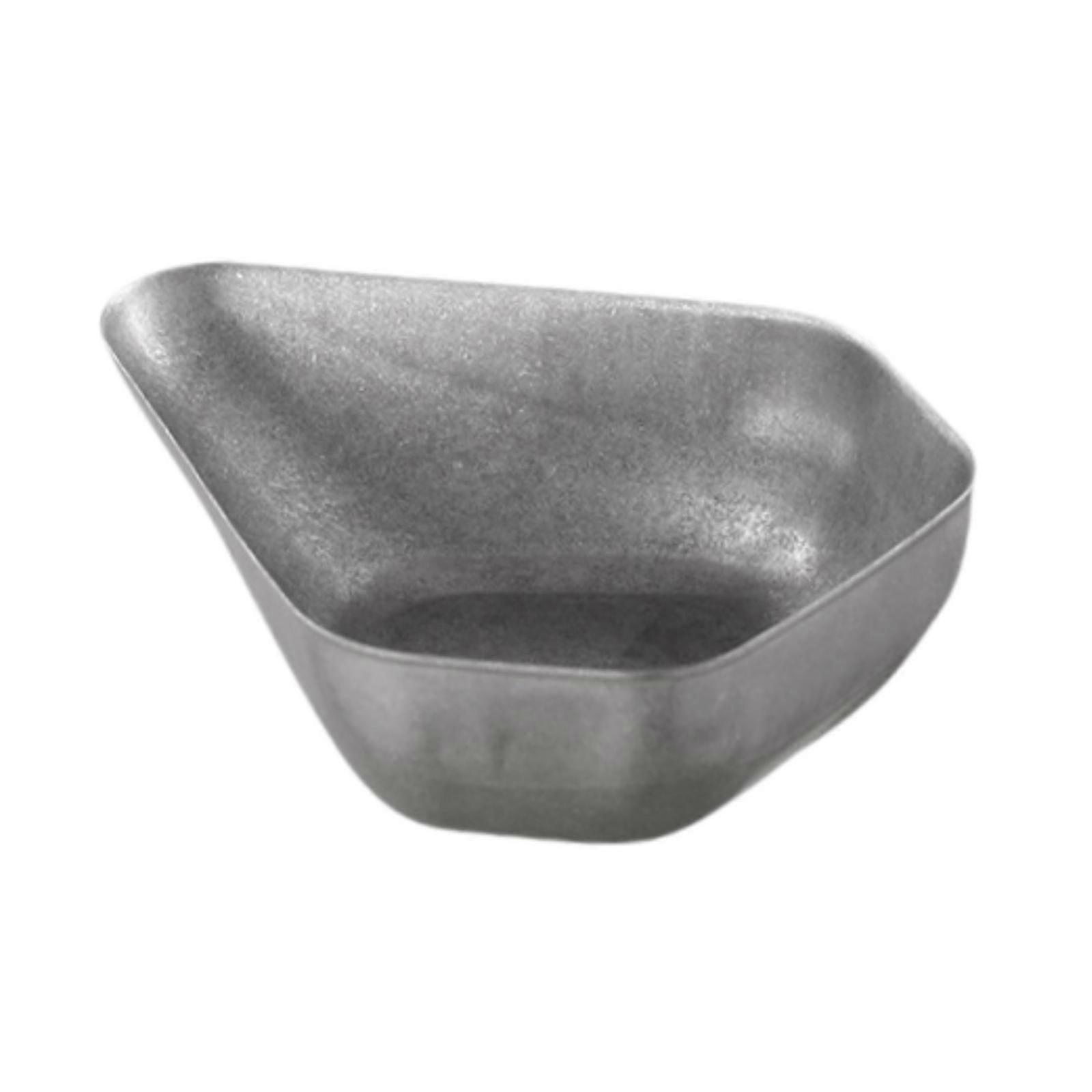 Coffee Bean Dosing Cup Modern Display Weigh Container for Cafe Office silvery