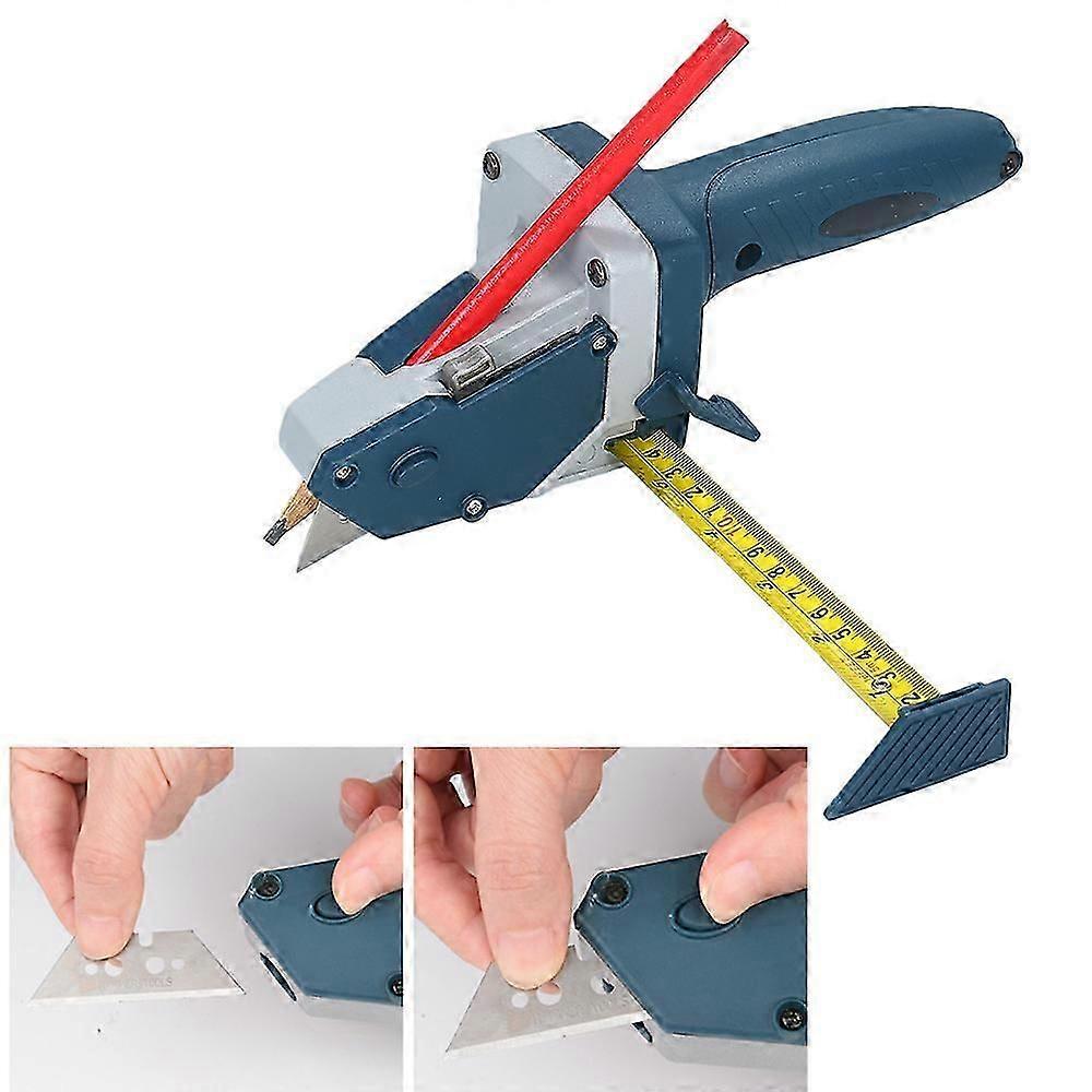 All-In-One Gypsum Board Cutting Tools Artifact Tool With Scale Tool Measuring Tape Utility Knife Hand Tools Drywall Cutter