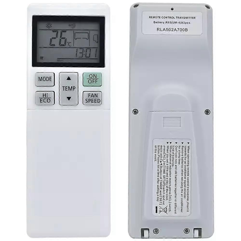 New RLA502A700B Remote For Mitsubishi Air Conditioner RLA502A701R RLA502A700C