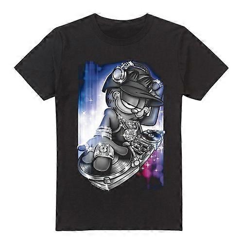 ガーフィールドメンズDJレイジーTシャツ