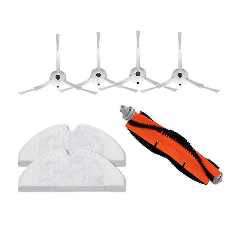 XM039 4xM004 Side Brushes+M023 Main Brush+2xM012 2nd Generation Cleaning Cloths Kit Compatible For Xiaomi Mijia Xiaowa Roborock Va