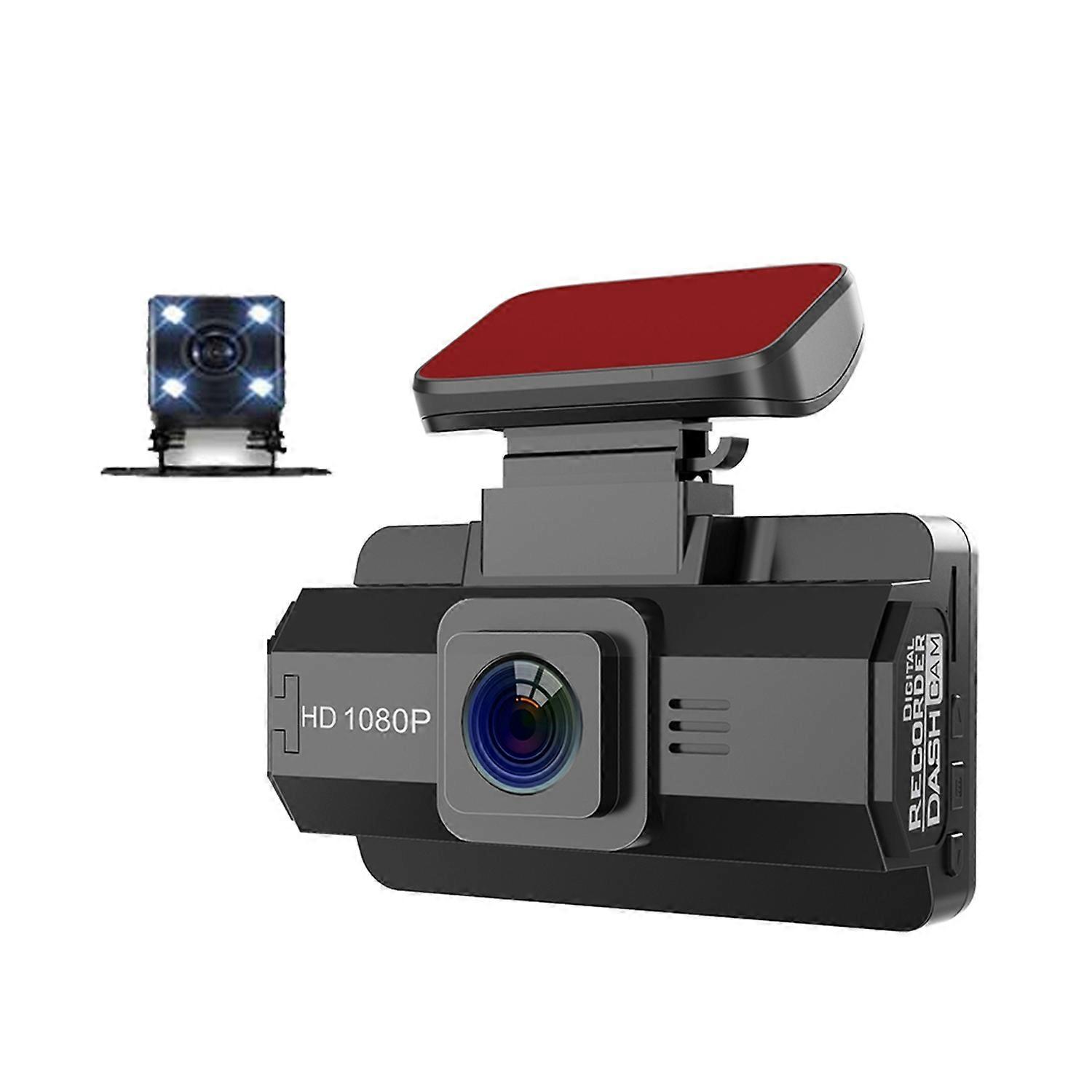 Multi-language Dual Lens Car Video Recorder Auto Dash Cam Car Camera Recorder Night Viewing Loop Rec