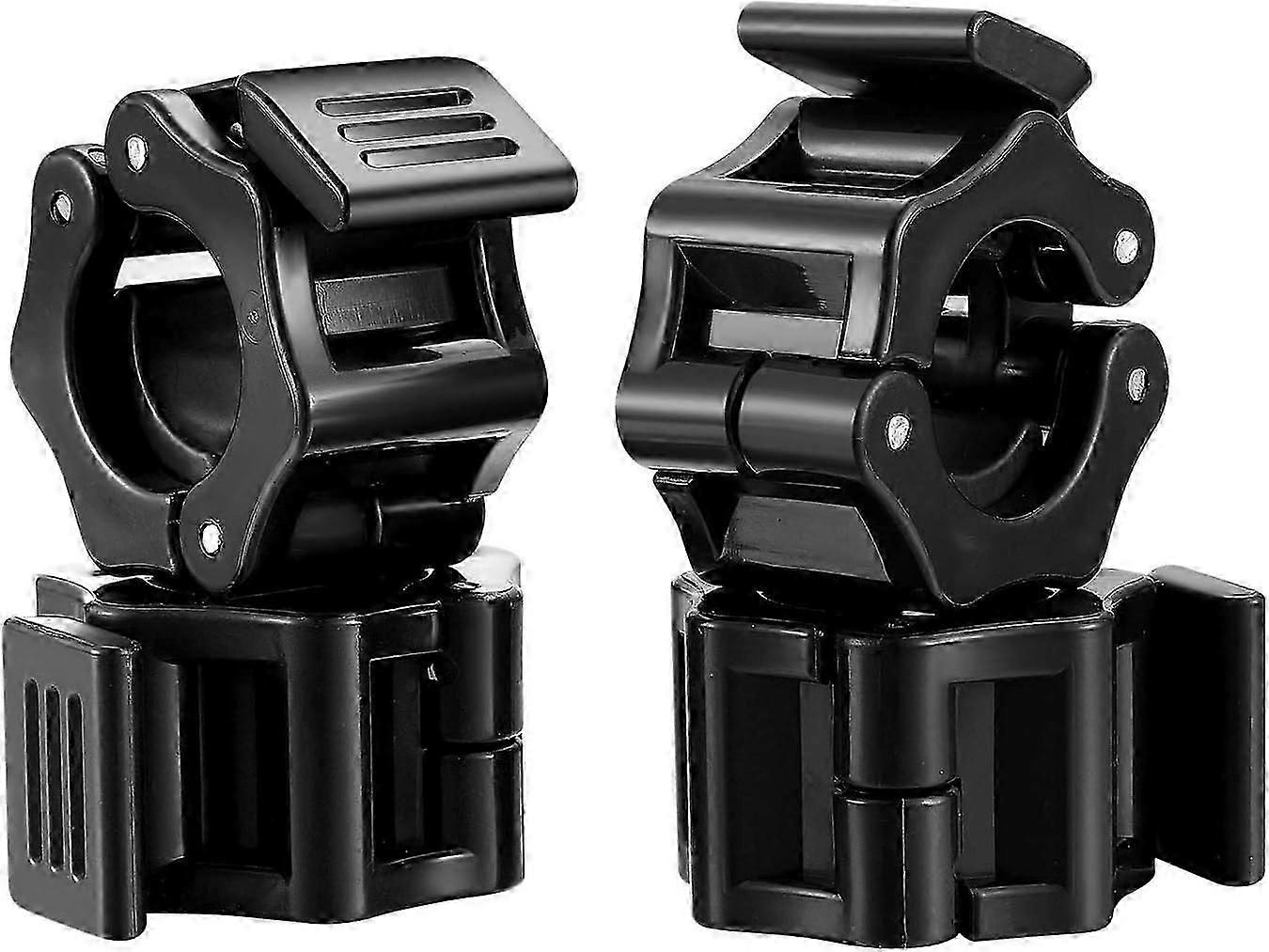 6Pcs Barbell Clamps, 1 Inch Non-Slip Barbell Locking Plates Collar Clips for Workout Weightlifting, Powerlifting, Fitness Training Supplies
