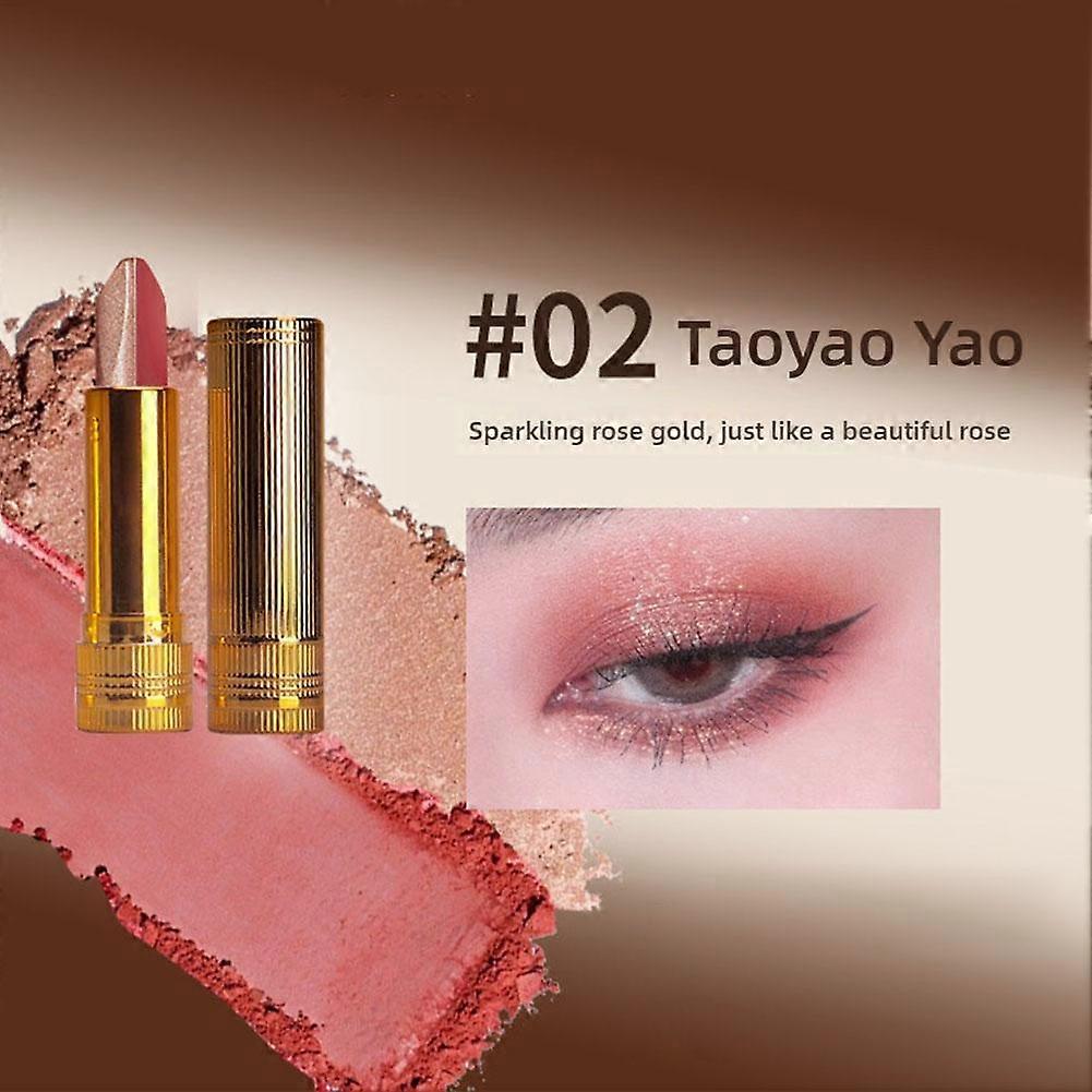 Gradient Dual Color Eyeshadow Stick Vandtæt langtidsholdbar øjenskyggepen