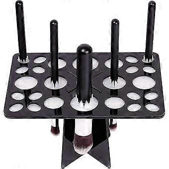 Foldable Makeup Brush Organizer Brush Holder Portable Drying Rack Makeup Brushes-Good