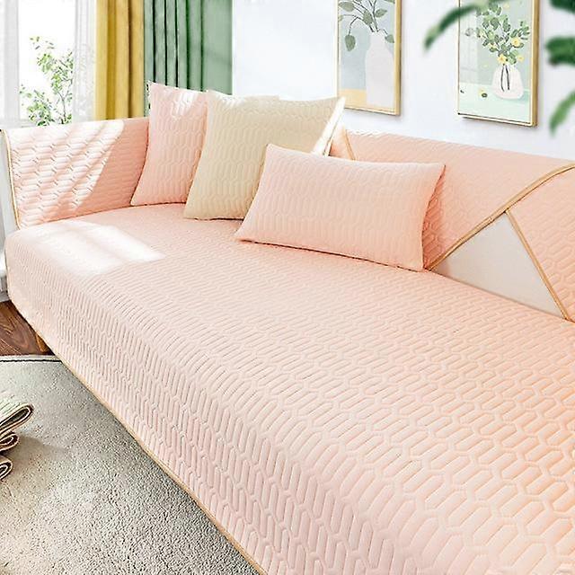 Latex Ice Silk Sofa Cushion Summer Seat Cushion Simple Modern Cushion Solid Color Sofa Cover Non -Slip Cover Cloth