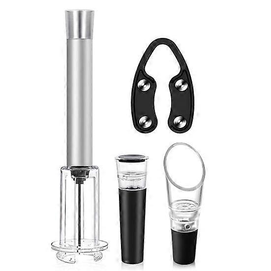 Air Pressure Wine Opener Set Efficient Corkscrew Bottle Opener Miracle Air Pressure Pump Bottle Opener Air Pump Cork Remover Wine Bottle Opener Set