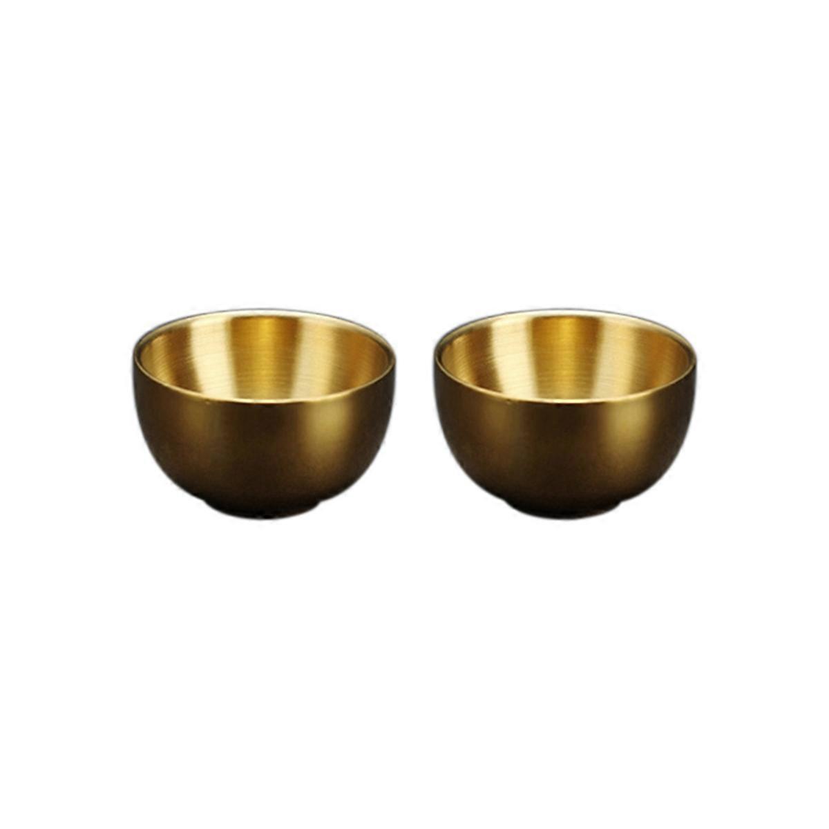 45ml Stainless Steel Sake Cup Double Layer Mini White Wine Cup,A