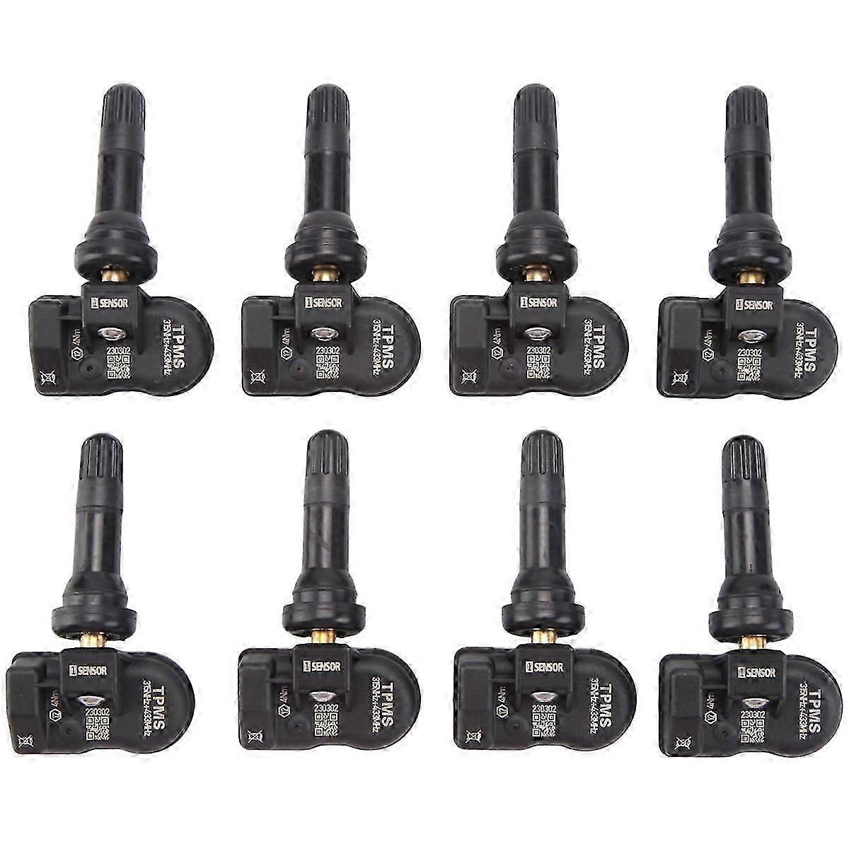 8 sztuk czujnik TPMS 433 MHz 315 MHZ uniwersalny 2 w 1 programowalny czujnik MX do systemu monitorowania ciśnienia w oponach js