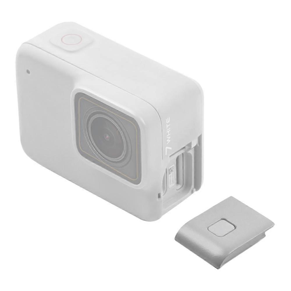 Για goPro HERO7 άσπρο πλευρικό μέρος επισκευής κάλυψης πορτών διεπαφών πλευράς (άσπρο)
