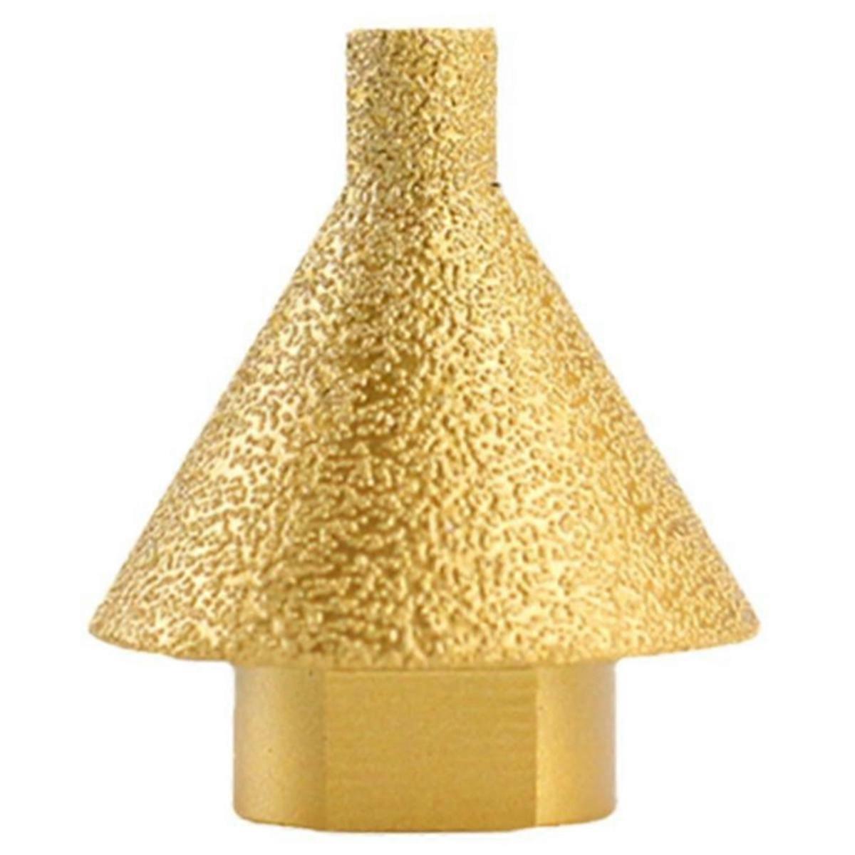 M14 Diamond Chamfer Drill Bit Hole Enlarging Grinding Tool 50mm Suitable for Marble Stone Cutting and Engraving