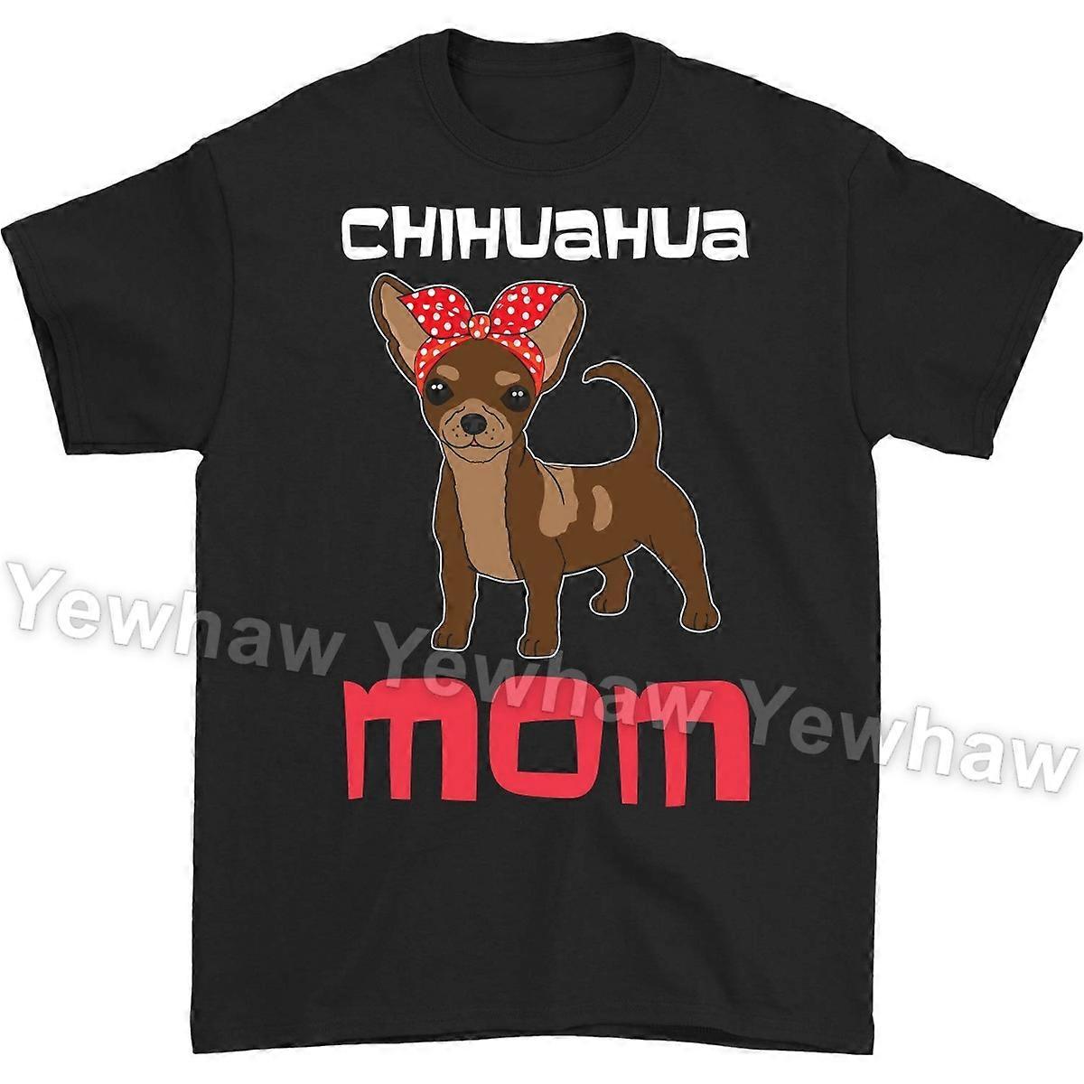 Chiwawa μαμά σκυλί χαριτωμένο μπλουζάκι, τσιουάουα κορίτσι ιδιοκτήτη δώρο, αστεία κατοικίδιο κουτάβι μπλουζάκια