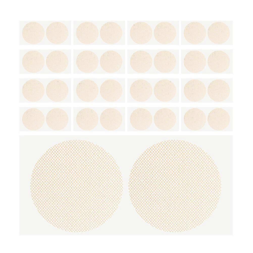 100ペアの男性の乳首パッチ肌にやさしい乳首ステッカー男性の使い捨て乳首カバー-イヴァン