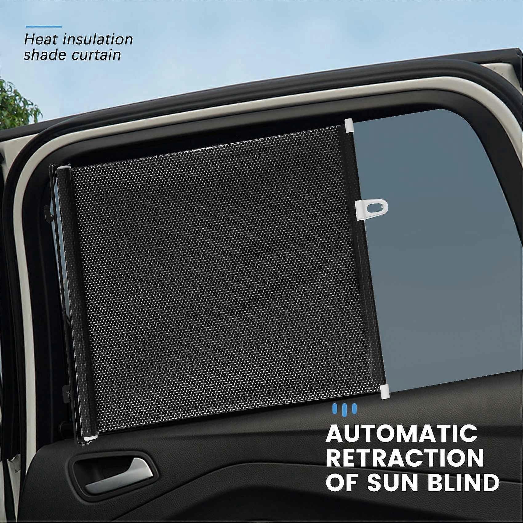 Sunshade Roller Blackout Suction Cup Blinds Curtains for Kitchen A