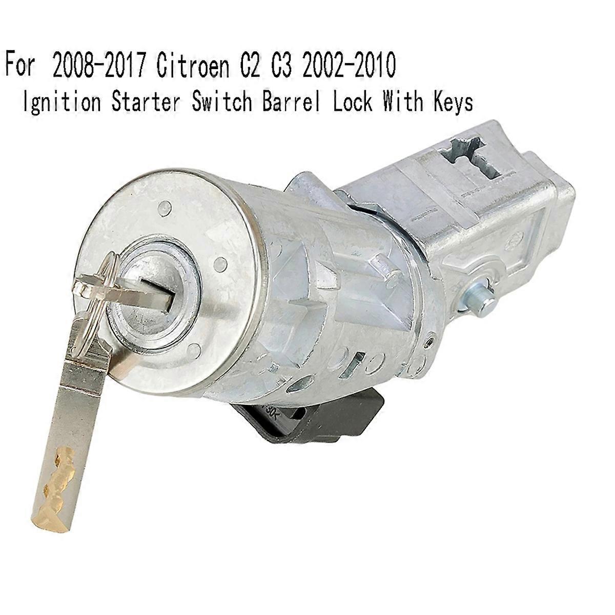 Ignition Switch Barrel Lock With Keys For