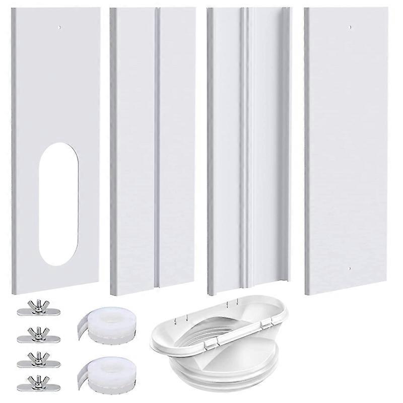 Air Conditioner Window Kit with 2 in 1 Coupler, AC Window Vent