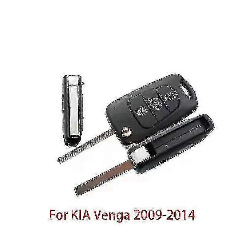 Replacement 3 Buttons For Kia Venga Remote Key 2009-2014 95430-1p000 Car Fob Cover Housing Remote Key Shell Case Flip Folding JKW