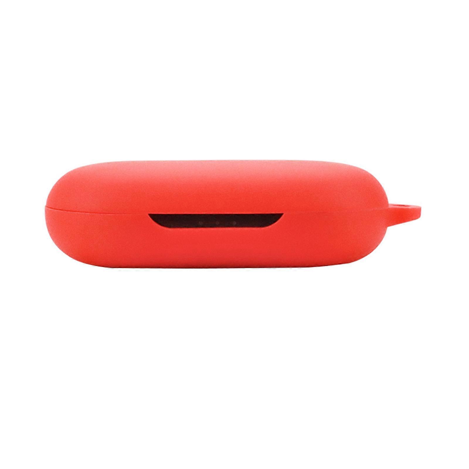 Protective Carrying Case Shockproof Compatible for AeroFit Headphone Dustproof Soft Housing Washable Charging Box Sleeve Red