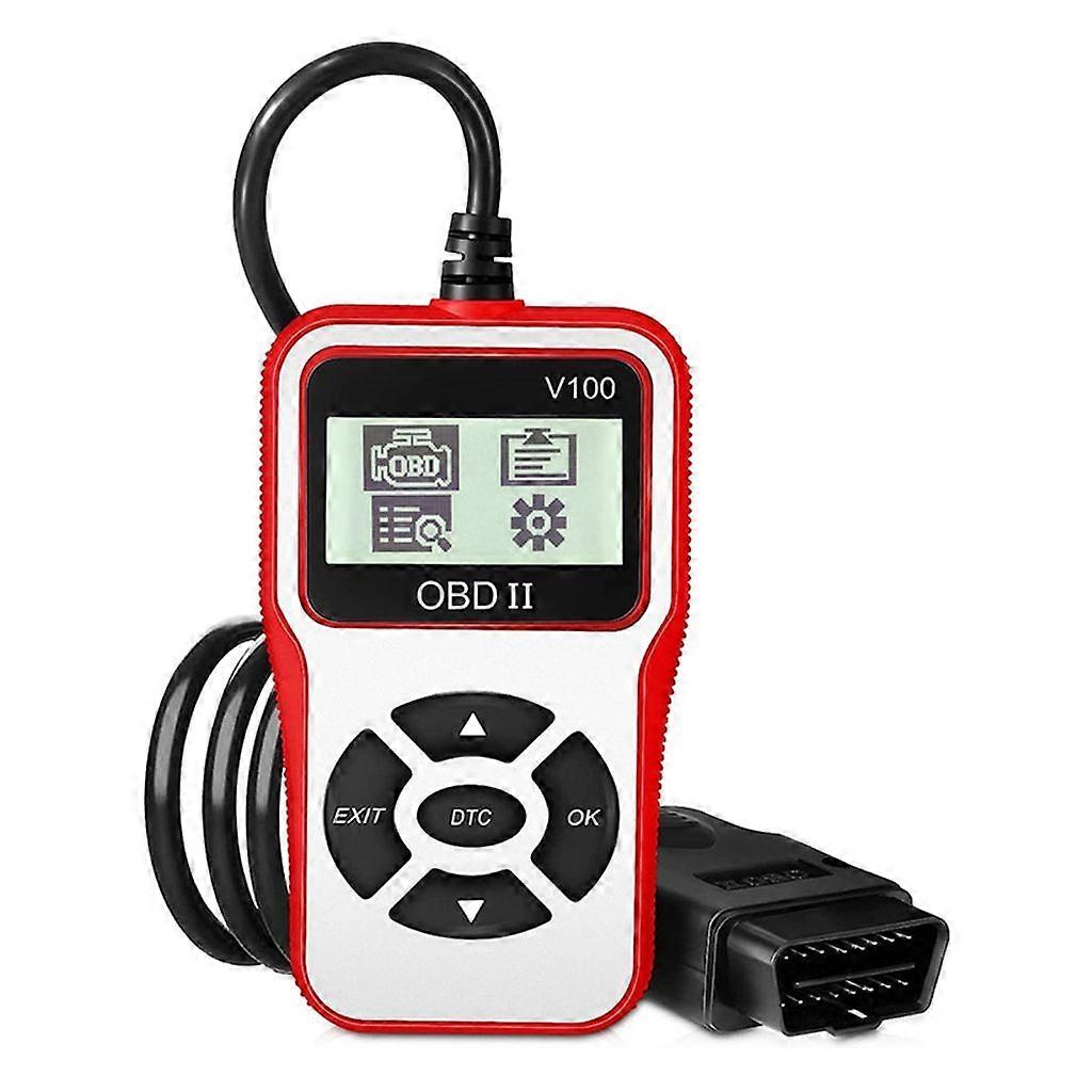 Engine Fault Code Reader Diagnostic Tool Battery Test Supporting Multi-language