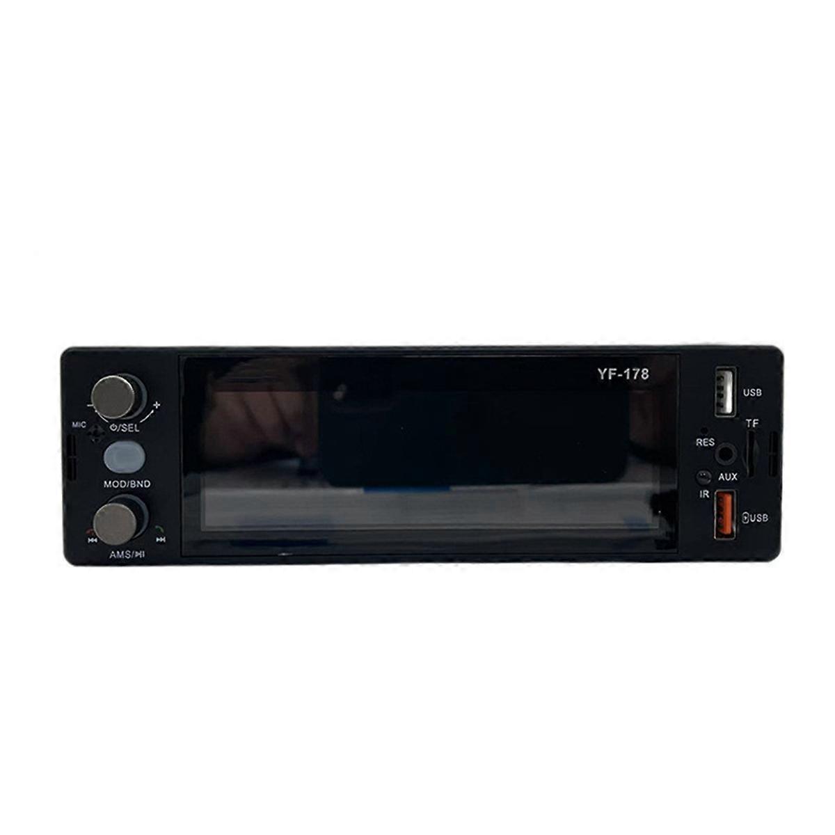 1Din MP3 Car Radio Audio Stereo FM AUX Input Receiver Bluetooth