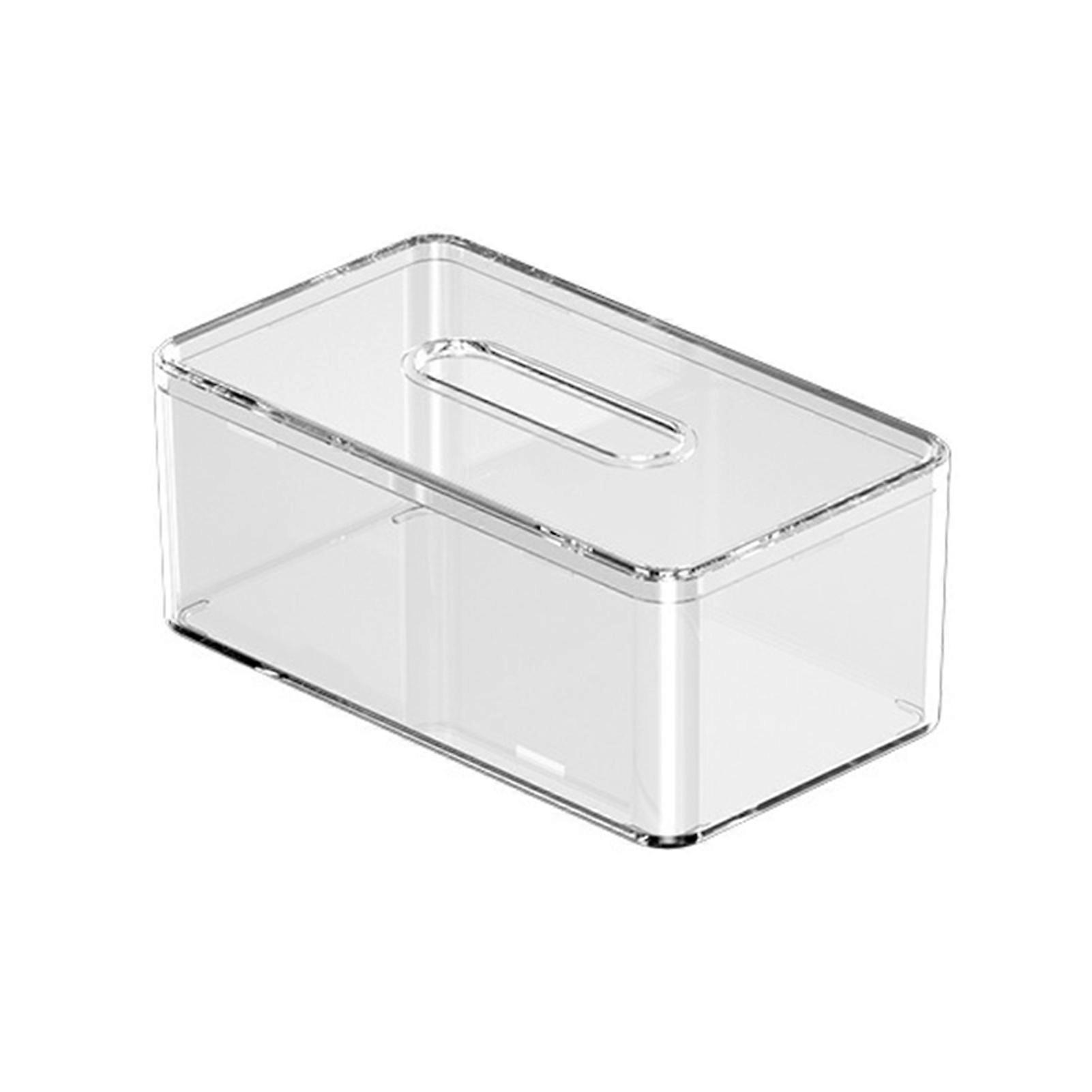 Facial Tissue Box with Cover Sturdy Drop-resistant Dryer Sheet Container