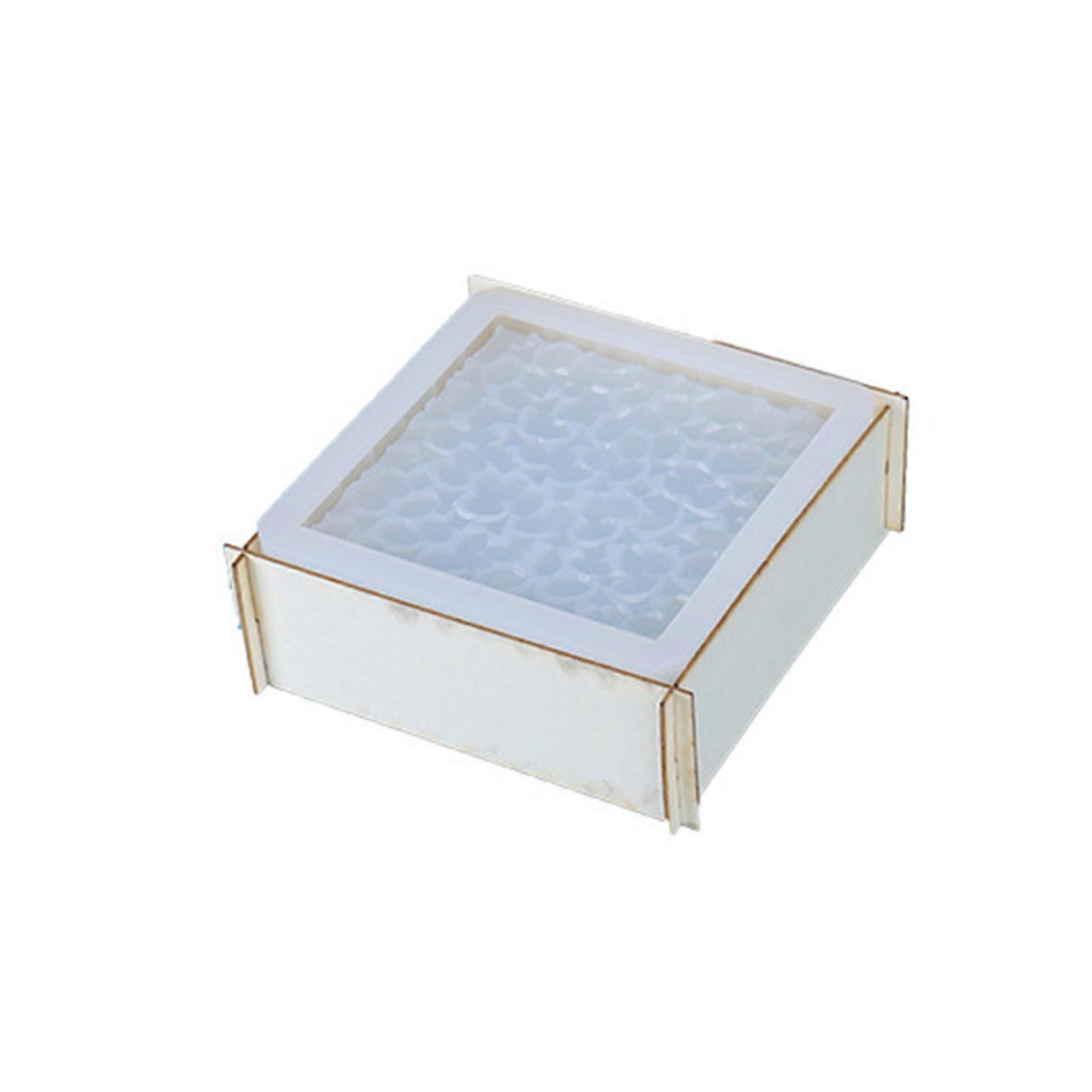 DIY Epoxy Square Rectangular Stacker Storage Box Mold Silicone Organizer Mold for DIY Desktop Craft Jewelry Storage