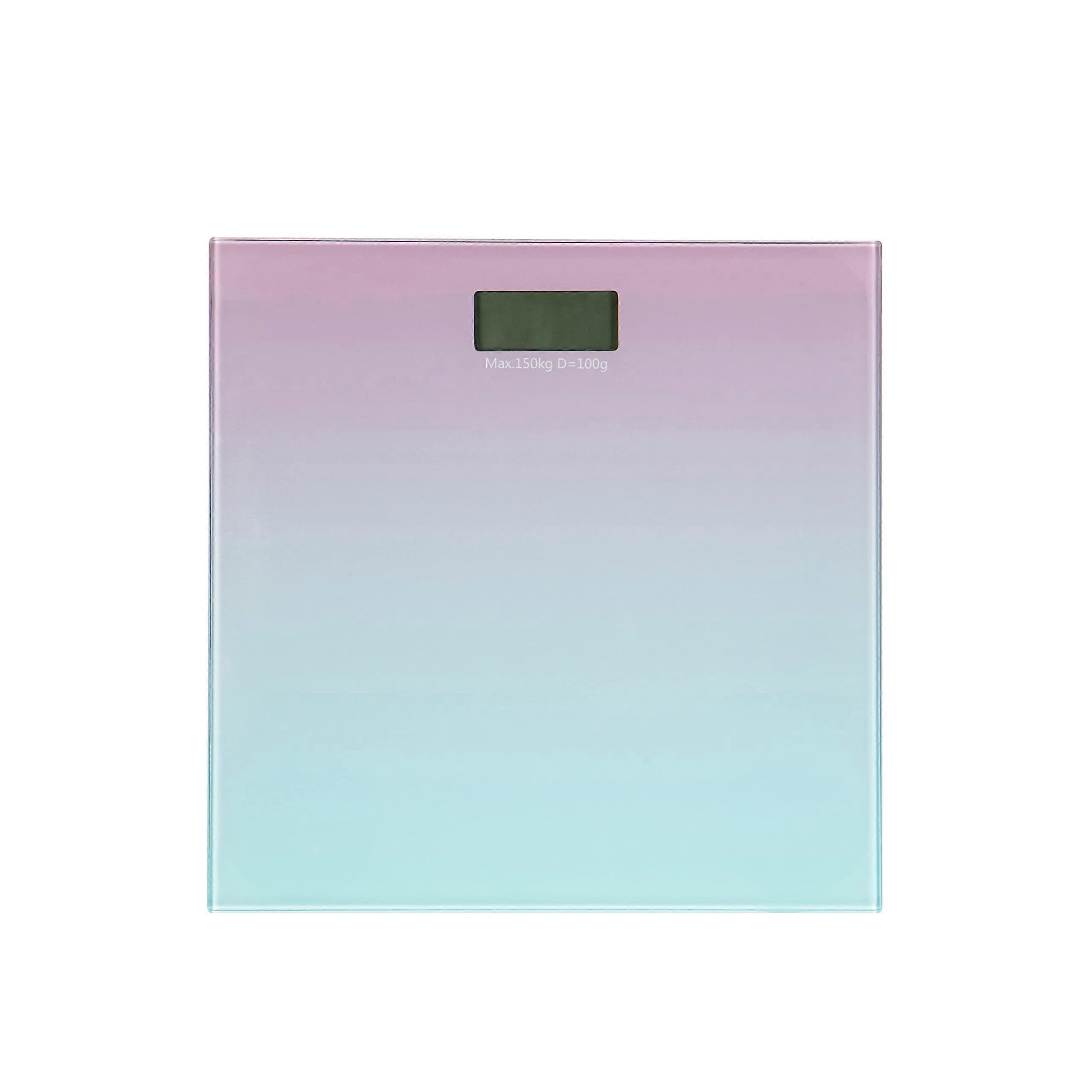 Digital Glass Scale Libra | Bathroom and Home Body Weight Scale | 330 lbs/150 kg Maximum Capacity | Tempered Glass Ombre Design