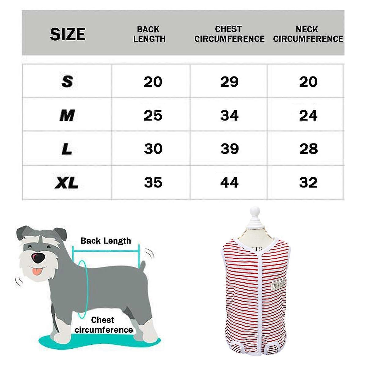 猫の手術回復スーツ、手術後の猫の円錐形E-Collarの代替品、ペットの回復シャツ(赤)