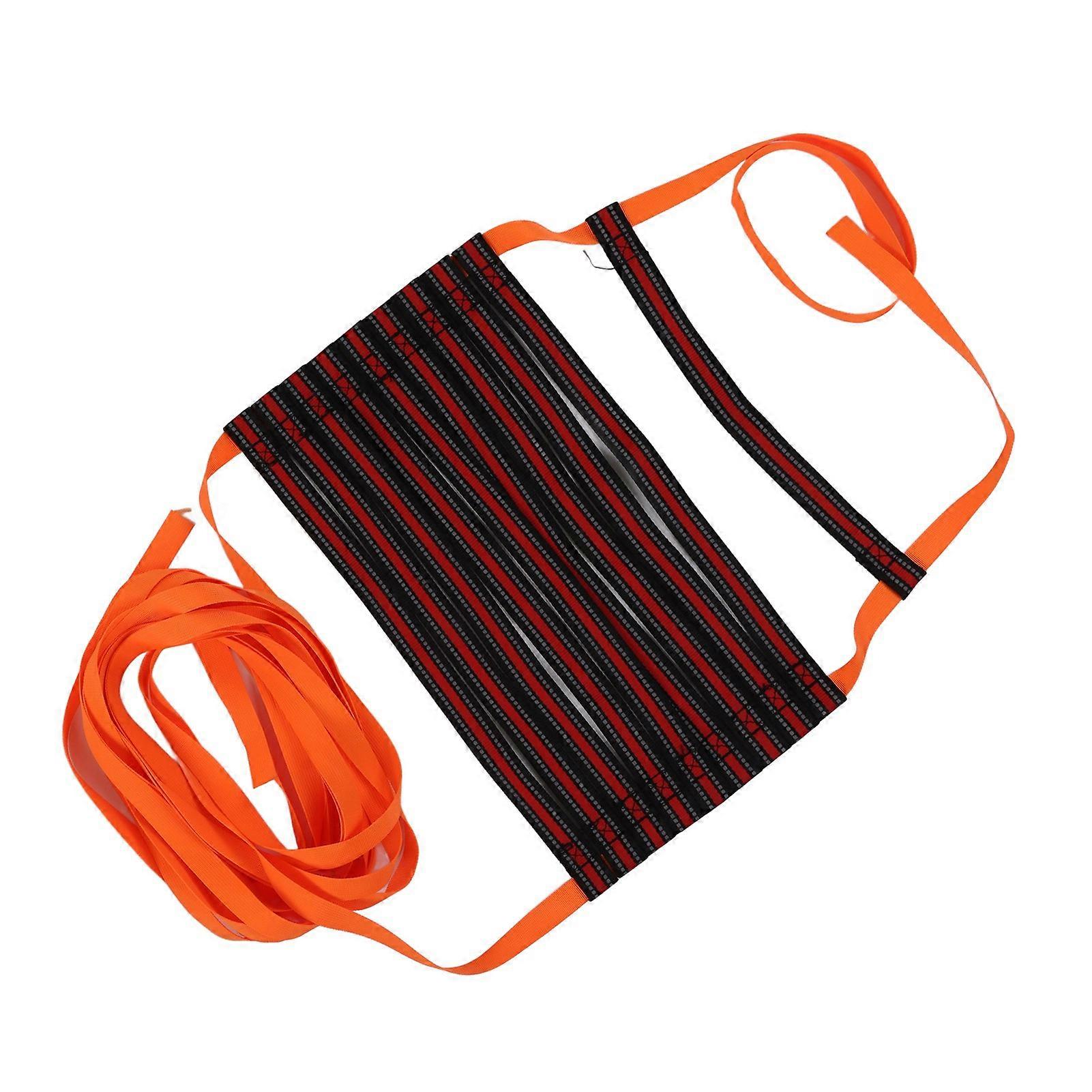 Speed Training Ladder Adjustable Spacing Speed Footwork Practice Equipment 5 Meter 10 Rung 