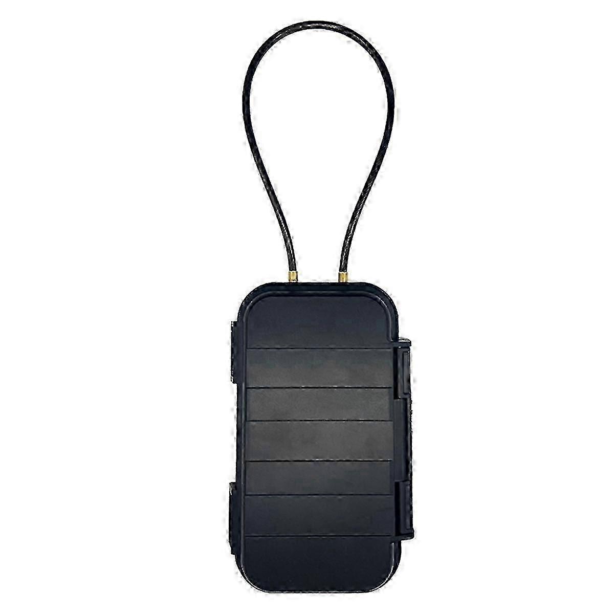 Portable Storage Box Beach Safe 4-digit Combination Lock With Steel Wire Anti-theft Beach Box Outdo