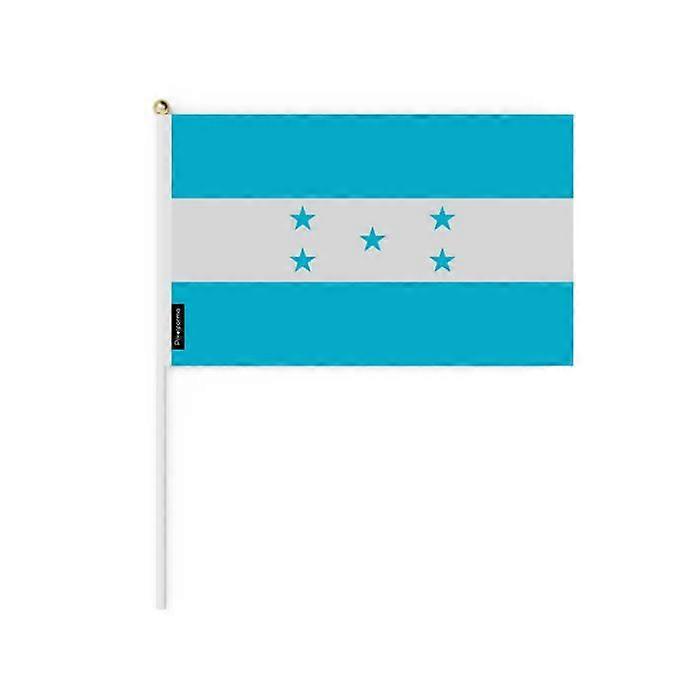 Mini Flag - Honduras - 14 x 21 cm - Pack of 100 - Polyester - Lightweight - Double-sided
