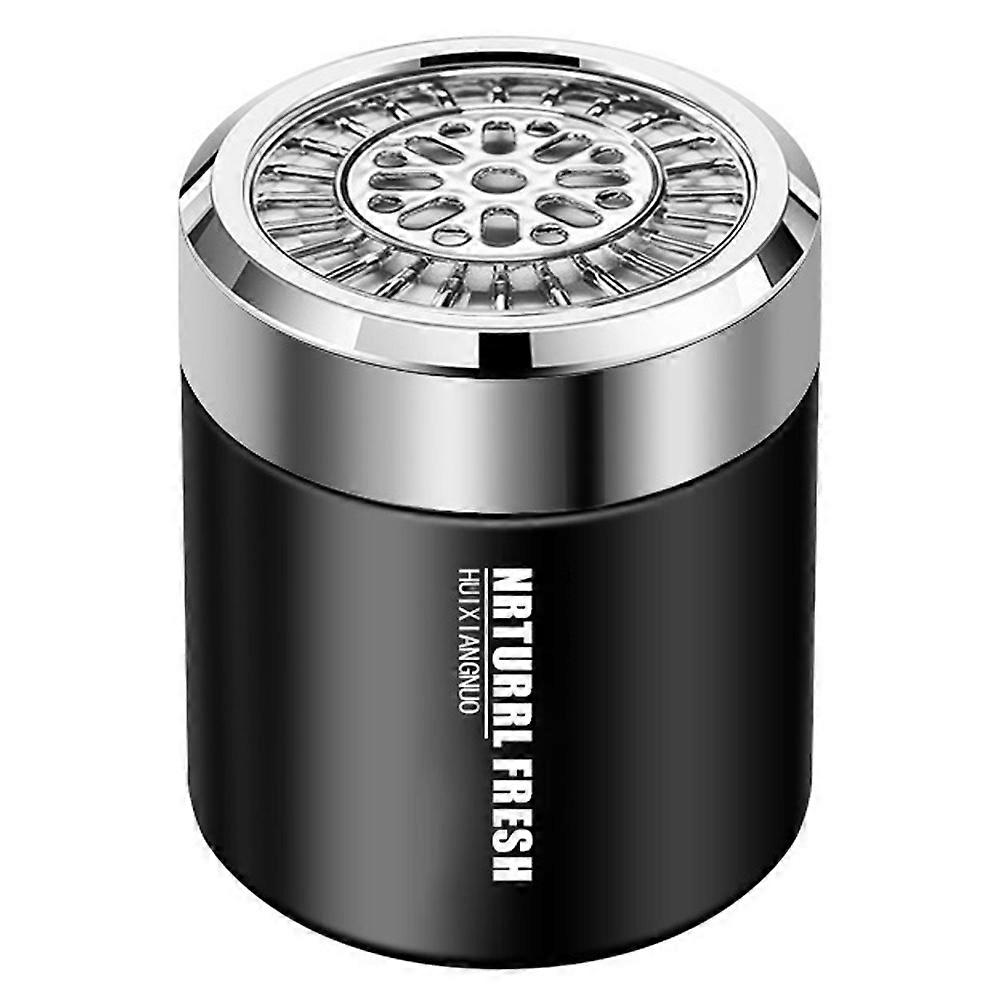 Car Aroma Diffuser Solid Perfume for Car Use in Black ABS and Glass