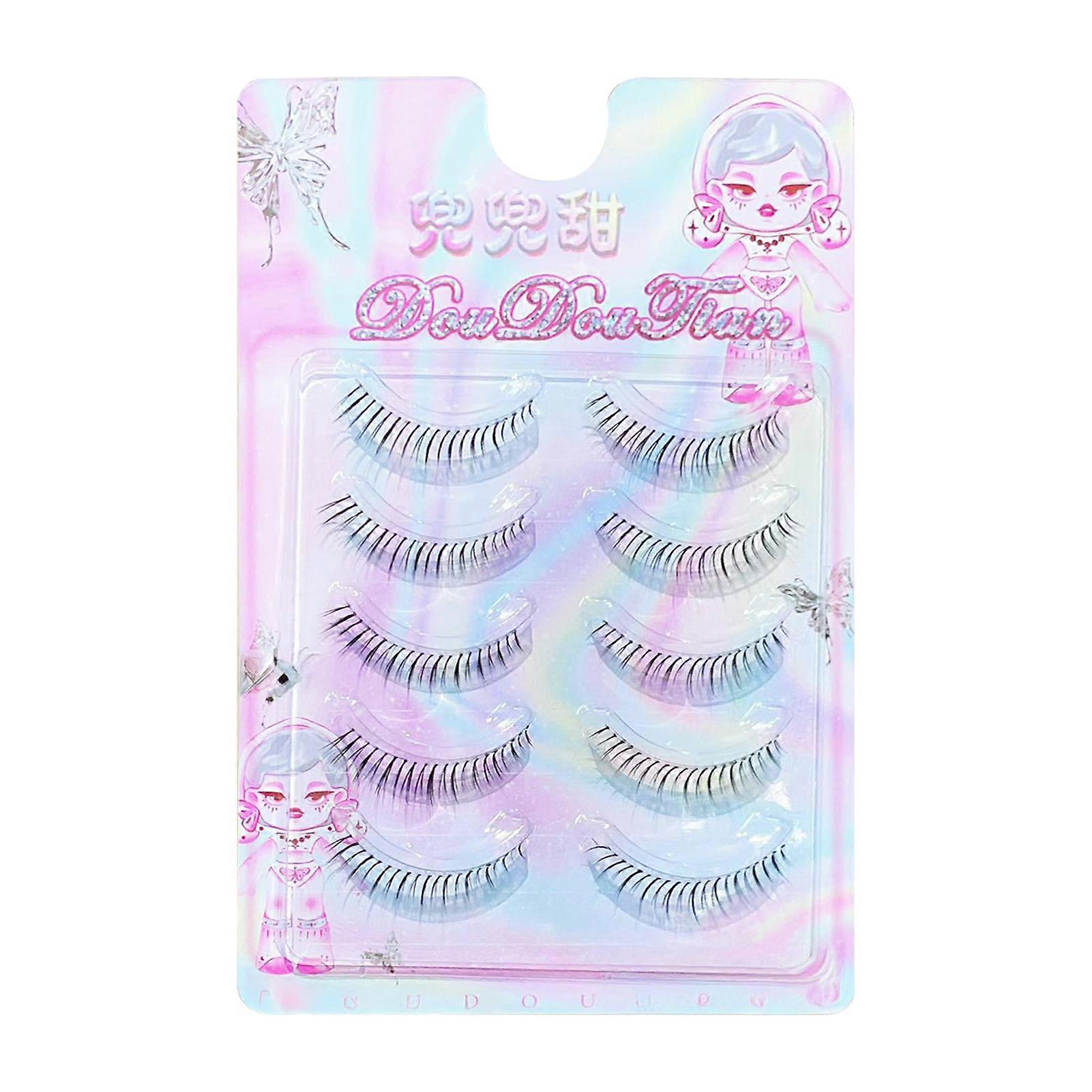 Full Strip Lower False Eyelashes Thin Band Realistic Lower Eyelashes