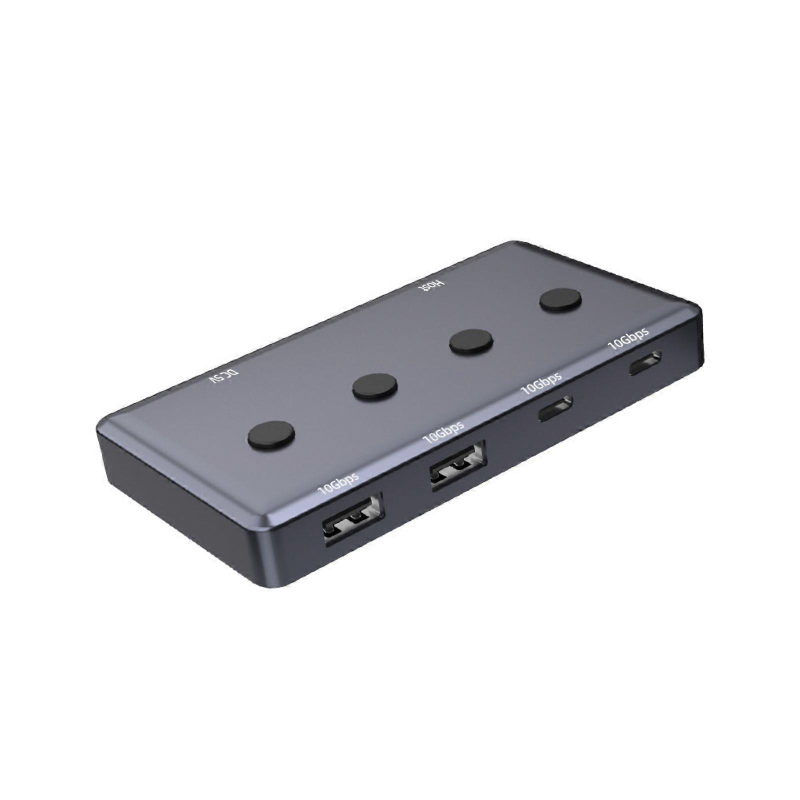 Multiports USB Hub USB Splitter with Independent Switcher 5 in 1 Highly Speed Data Transfer Dock for Multiple Devices