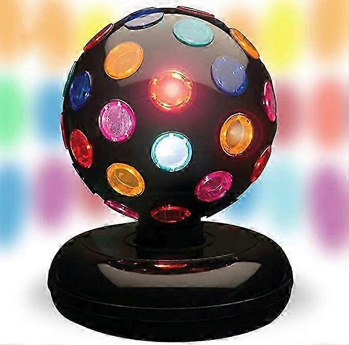 Boule disco tournante avec lumières LED