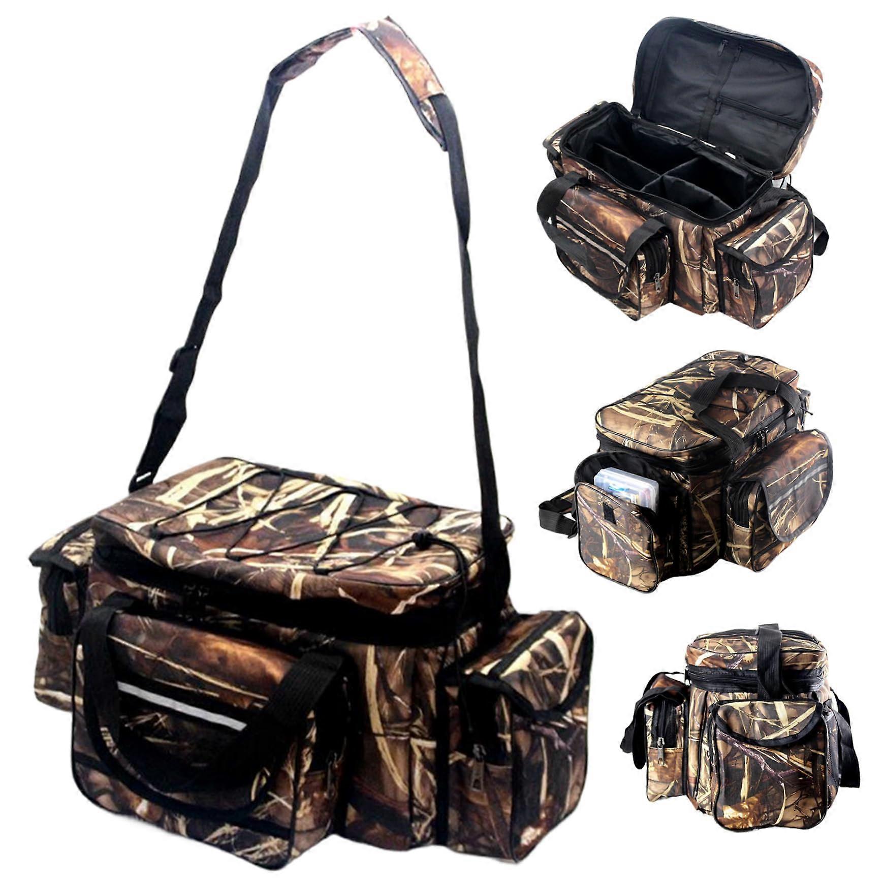 Fishing Tackle Bag Fishing with Multiple Table Oxford Cloth Tackle Box Small with Adjustable Padded Strap and Top Handle Ref: 6104