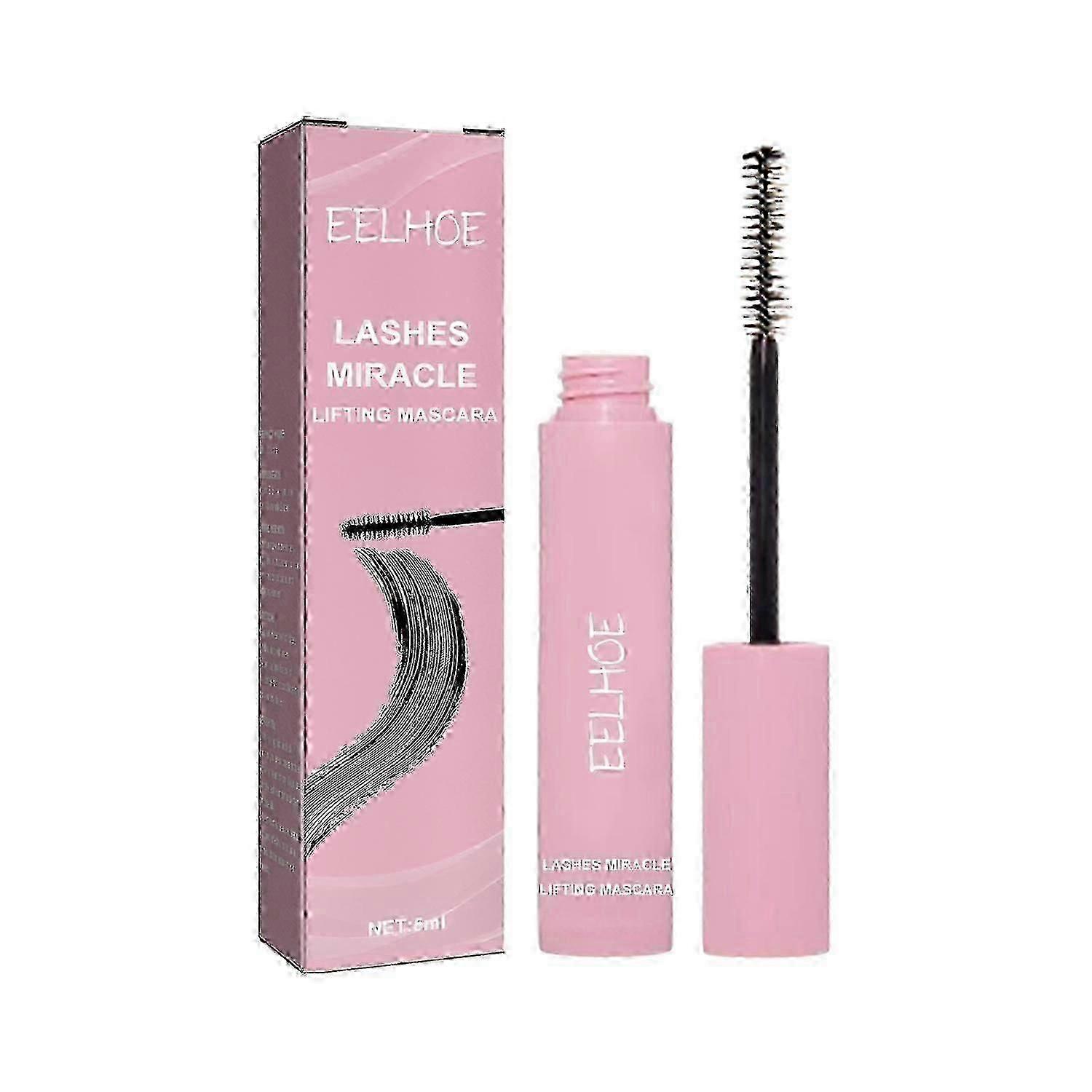 EELHOE Lifting Mascara, Black Eyelashes Beautiful Natural Curling Thick Slender Long Without Smuddin