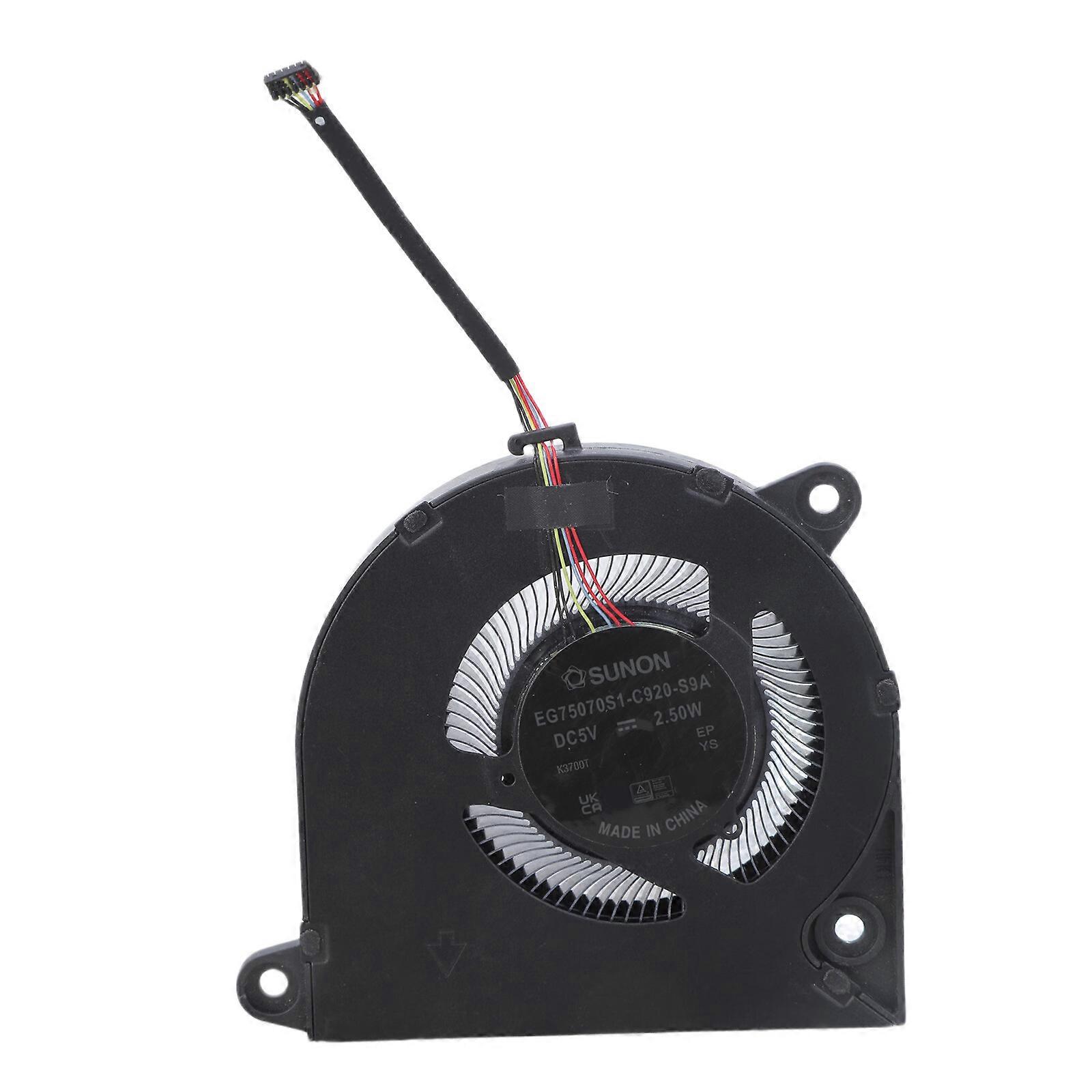 CPU Fan DC5V 2.5W 6Pin 6Wires Laptops CPU Cooling Fan For 24-CR 27-CR N44953-001 Notebook Radiators Multicolor
