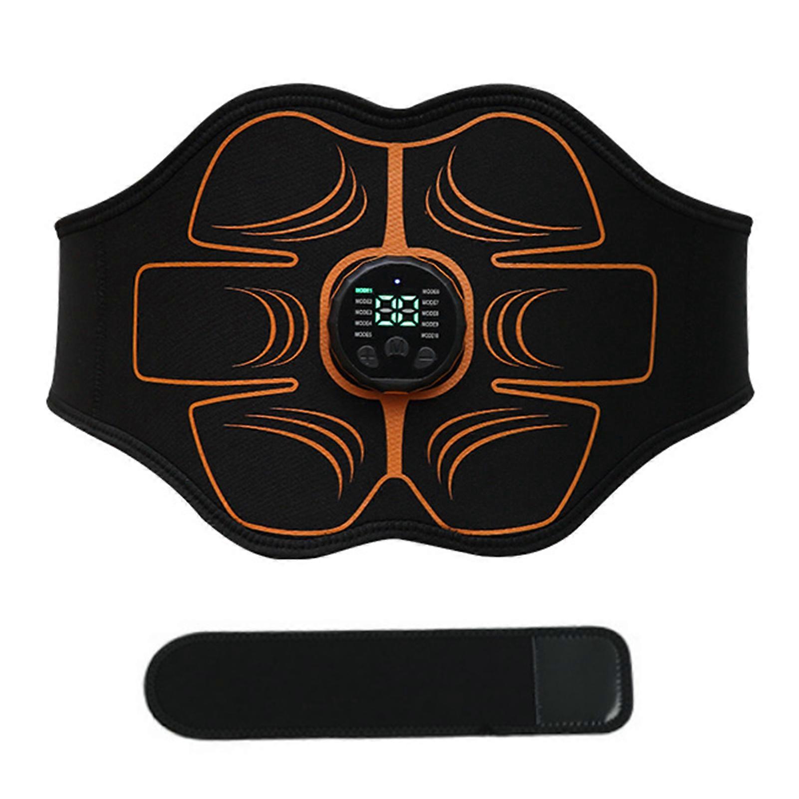 Abs Toning Belt - Wireless Muscle Stimulator, 10 Modes, 30 Intensity Levels for Home, Office, Travel & Postpartum Recovery