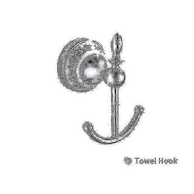 Ceramic Bathroom Set with Brass Towel Rack - Stylish & Functional