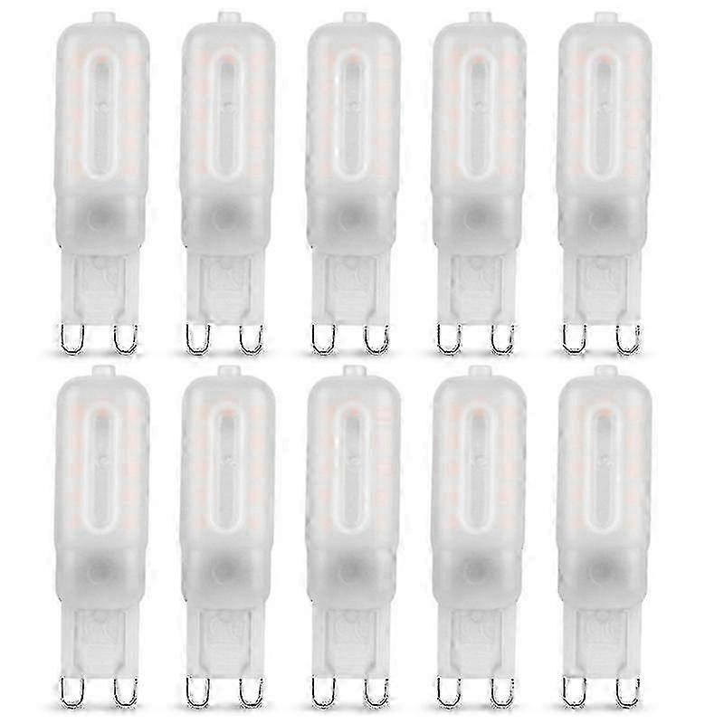 10pcs G9 LED 전구 5W 6000K 콜드 화이트 220V 디밍 불가 할로겐 교체