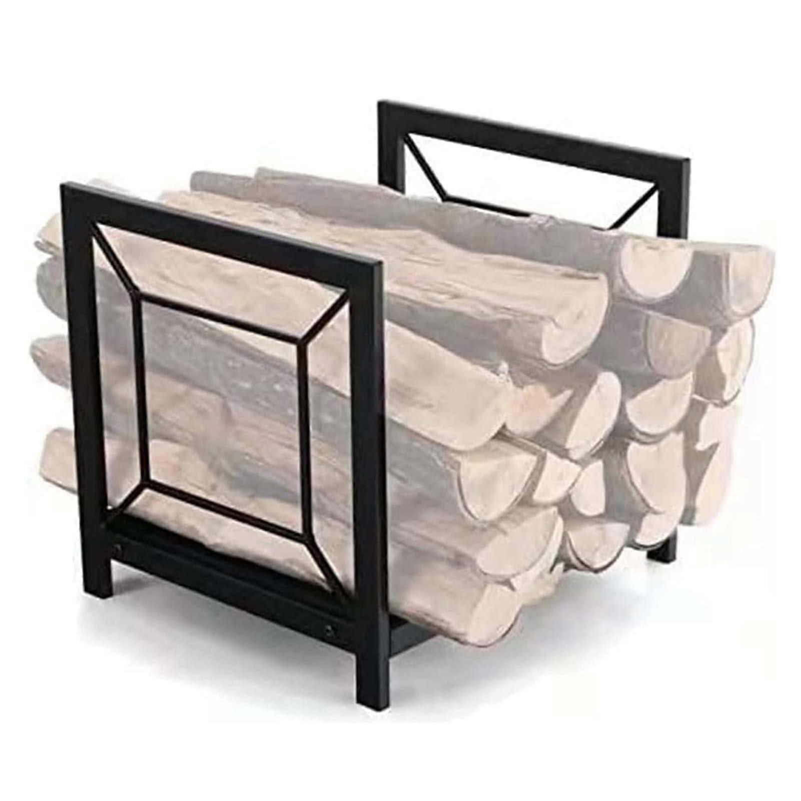 Kaminholzregal 108x64,5x78 cm Massivholz Kiefer Brennholzhalter Innen Holzofen Robustes HolzstapelHolzlagerset