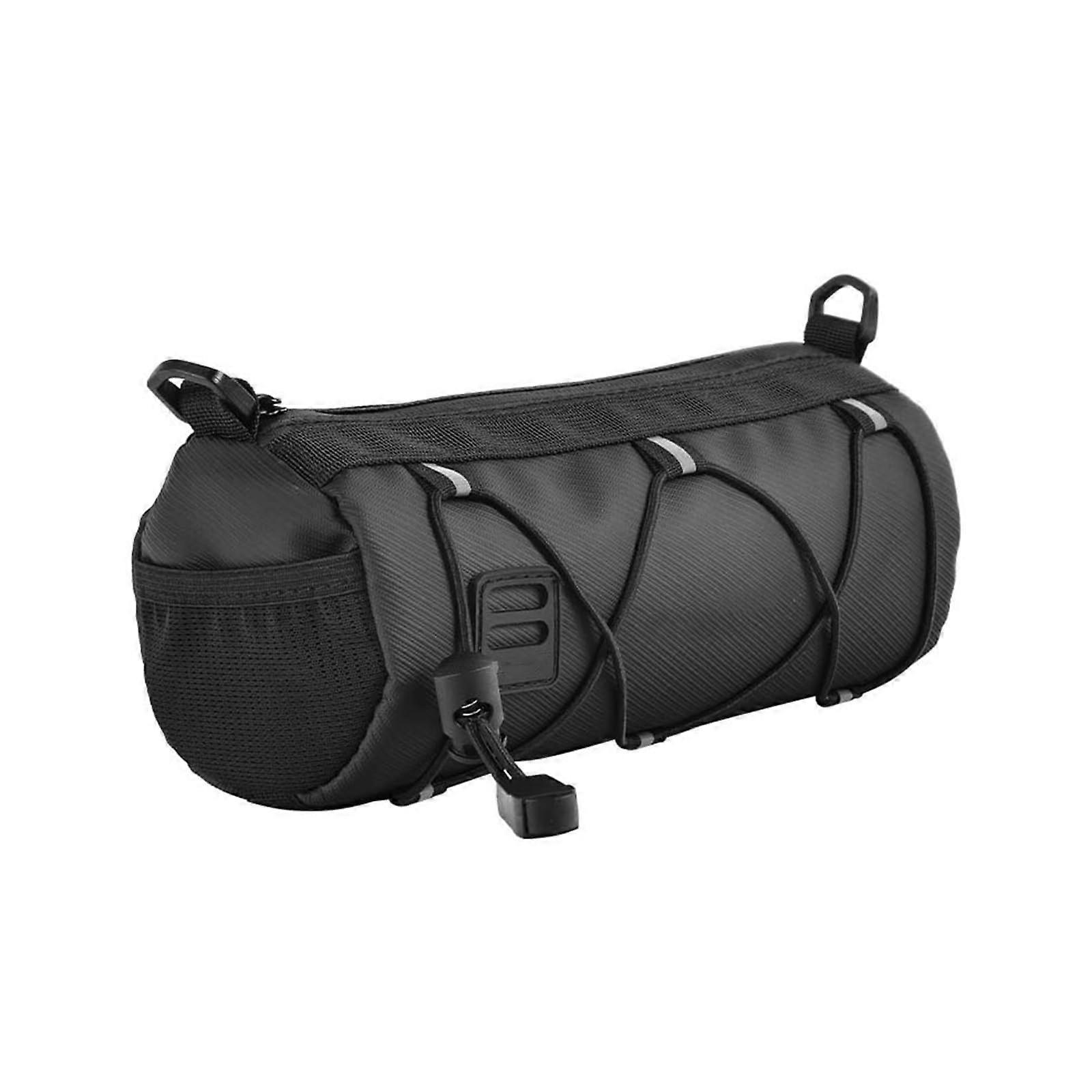 Bicycle Handlebar Bag, Multifunctional, 2.5L Frame Storage with Shoulder Strap